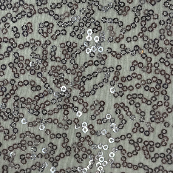 DKNY Bold Blooms Sequin Short Sleeve T-Shirt MEDIUM Blush Pink EUC! - Picture 7 of 7